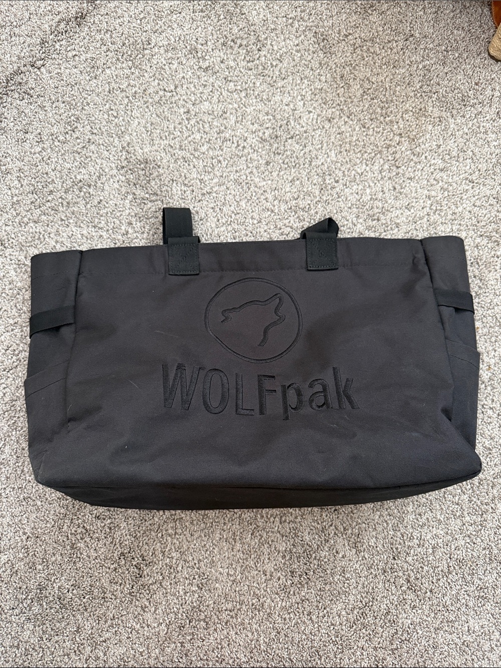 WOLFpak Black Canvas Tote Bag – Everyday Carry